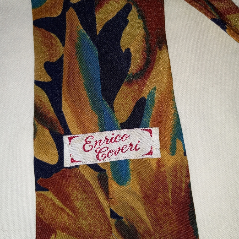 Enrico Coveri 100% imported silk neck tie